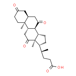 ChemSpider 2D Image | Dehydrocholic acid | C24H34O5