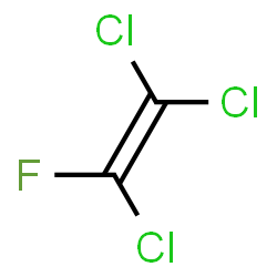 ChemSpider 2D Image | trichlorofluoroethene | C2Cl3F