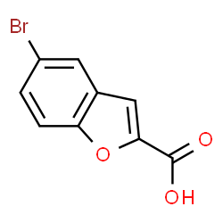 ChemSpider 2D Image | 5-BROMO-2-BENZOFURANCARBOXYLIC ACID | C9H5BrO3
