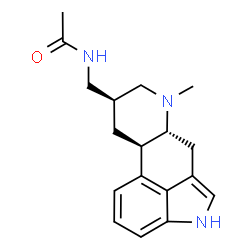 ChemSpider 2D Image | N-[[(8Î²)-6-Methylergolin-8-yl]methyl]acetamide | C18H23N3O