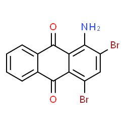 ChemSpider 2D Image | 1-Amino-2,4-dibromoanthraquinone | C14H7Br2NO2
