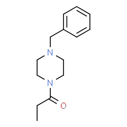 ChemSpider 2D Image | 1-(4-Benzyl-1-piperazinyl)-1-propanone | C14H20N2O