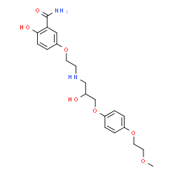 ChemSpider 2D Image | Trigevolol | C21H28N2O7