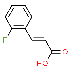 ChemSpider 2D Image | 2-Fluorocinnamic acid | C9H7FO2
