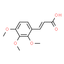 ChemSpider 2D Image | 2,3,4-Trimethoxycinnamic Acid | C12H14O5