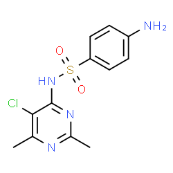 ChemSpider 2D Image | Sulfaclomide | C12H13ClN4O2S