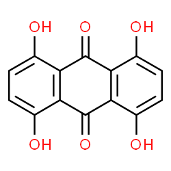 ChemSpider 2D Image | 1,4,5,8-TETRAHYDROXYANTHRAQUINONE | C14H8O6