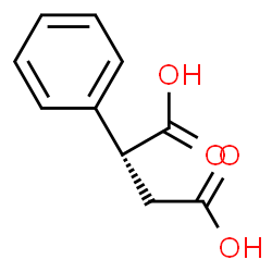 ChemSpider 2D Image | (2R)-2-Phenylsuccinic acid | C10H10O4