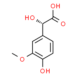 ChemSpider 2D Image | L-(+)-vanilmandelic acid | C9H10O5