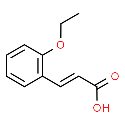 ChemSpider 2D Image | 2-ETHOXYCINNAMIC ACID | C11H12O3
