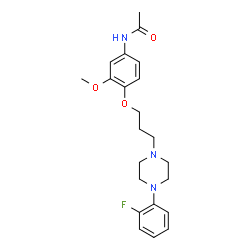 ChemSpider 2D Image | mafoprazine | C22H28FN3O3