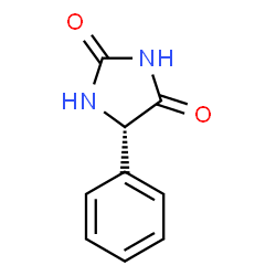 ChemSpider 2D Image | (5S)-5-Phenyl-2,4-imidazolidinedione | C9H8N2O2