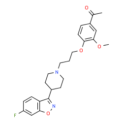ChemSpider 2D Image | iloperidone | C24H27FN2O4
