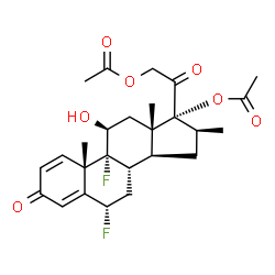 ChemSpider 2D Image | Diflorasone | C26H32F2O7
