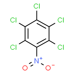 ChemSpider 2D Image | Pentachloronitrobenzene | C6Cl5NO2