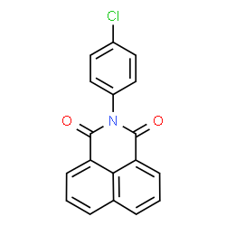ChemSpider 2D Image | 2-(4-chloro-phenyl)-benzo[de]isoquinoline-1,3-dione | C18H10ClNO2