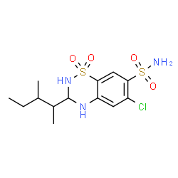 ChemSpider 2D Image | Mebutizide | C13H20ClN3O4S2