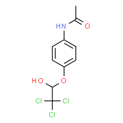 ChemSpider 2D Image | cloracetadol | C10H10Cl3NO3