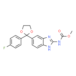 ChemSpider 2D Image | Etibendazole | C18H16FN3O4
