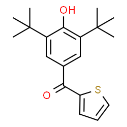 ChemSpider 2D Image | prifelone | C19H24O2S