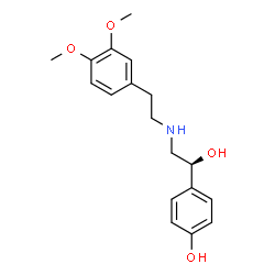 ChemSpider 2D Image | Denopamine | C18H23NO4