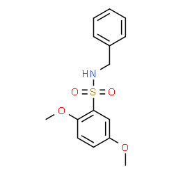 ChemSpider 2D Image | N-Benzyl-2,5-dimethoxybenzenesulfonamide | C15H17NO4S