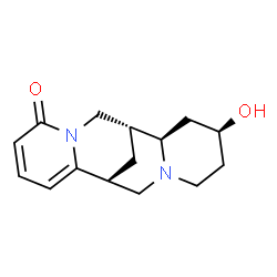 ChemSpider 2D Image | (4beta,7alpha)-4-Hydroxy-11,12,13,14-tetradehydrospartein-15-one | C15H20N2O2