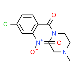 ChemSpider 2D Image | (4-Chloro-2-nitrophenyl)(4-methyl-1-piperazinyl)methanone | C12H14ClN3O3