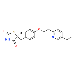 ChemSpider 2D Image | Deuteropioglitazone, (5R)- | C19H19DN2O3S