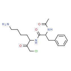 ChemSpider 2D Image | Nalpha-Acetyl-N-(7-amino-1-chloro-2-oxo-3-heptanyl)phenylalaninamide | C18H26ClN3O3