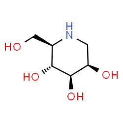ChemSpider 2D Image | DEOXYMANNOJIRIMYCIN | C6H13NO4