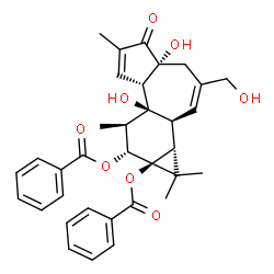 ChemSpider 2D Image | PHORBOL 12,13-DIBENZOATE | C34H36O8