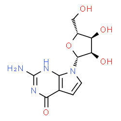 ChemSpider 2D Image | 9-Deazaguanosine | C11H14N4O5
