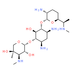 ChemSpider 2D Image | gentamicin C1 | C21H43N5O7