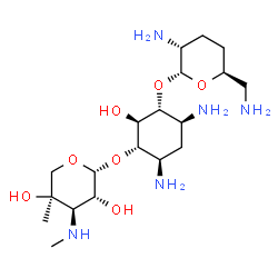 ChemSpider 2D Image | Gentamicin C1a | C19H39N5O7