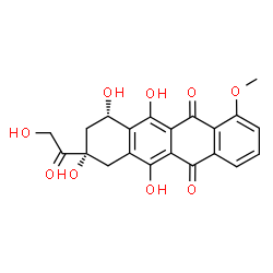 ChemSpider 2D Image | DOXORUBICINONE | C21H18O9