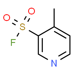 ChemSpider 2D Image | 4-Methyl-3-pyridinesulfonyl fluoride | C6H6FNO2S