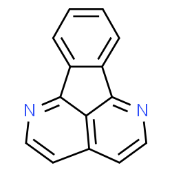 ChemSpider 2D Image | Eupolauridine | C14H8N2