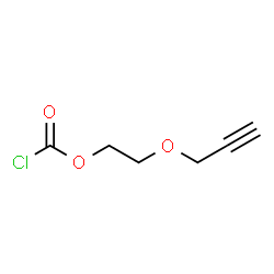 ChemSpider 2D Image | 2-(2-Propyn-1-yloxy)ethyl carbonochloridate | C6H7ClO3