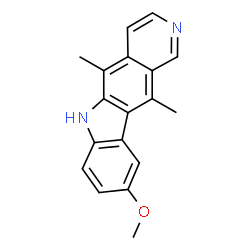 ChemSpider 2D Image | 9-methoxyellipticine | C18H16N2O