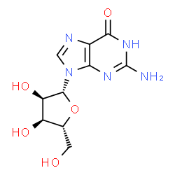 ChemSpider 2D Image | Guanosine | C10H13N5O5