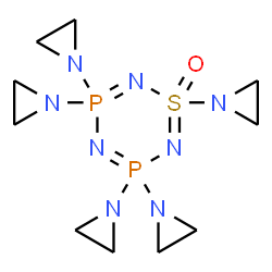 ChemSpider 2D Image | PENTAAZIRIDINOCYCLODIPHOSPHATHIAZENE | C10H20N8OP2S