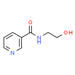 ChemSpider 2D Image | N-(2-Hydroxyethyl)nicotinamide | C8H10N2O2