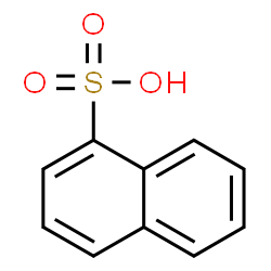 ChemSpider 2D Image | naphthalenesulfonic acid | C10H8O3S