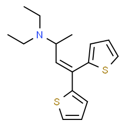 ChemSpider 2D Image | Diethylthiambutene | C16H21NS2