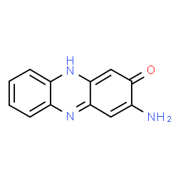 ChemSpider 2D Image | 3-Amino-2(10H)-phenazinone | C12H9N3O