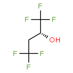 ChemSpider 2D Image | (2R)-1,1,1,4,4,4-Hexafluoro-2-butanol | C4H4F6O