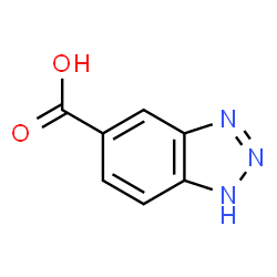 ChemSpider 2D Image | 1H-Benzotriazole-5-carboxylic acid | C7H5N3O2