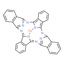 ChemSpider 2D Image | [29H,31H-Phthalocyaninato(2-)-kappa~2~N~29~,N~31~]iron | C32H16FeN8