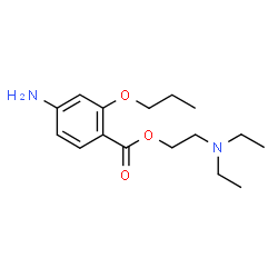 ChemSpider 2D Image | propoxycaine | C16H26N2O3